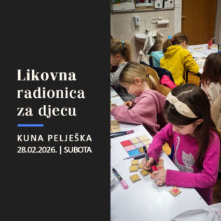 Likovna radionica za djecu – Kuna Pelješac 28.02.2026.